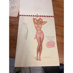 Sketch Scandals Calendar 1947 Sexy Nude Art by Pin-Up Artist Earl Mac Pherson Ultra Rare!