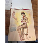 Sketch Scandals Calendar 1947 Sexy Nude Art by Pin-Up Artist Earl Mac Pherson Ultra Rare!