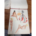 Sketch Scandals Calendar 1947 Sexy Nude Art by Pin-Up Artist Earl Mac Pherson Ultra Rare!