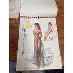 Sketch Scandals Calendar 1947 Sexy Nude Art by Pin-Up Artist Earl Mac Pherson Ultra Rare!