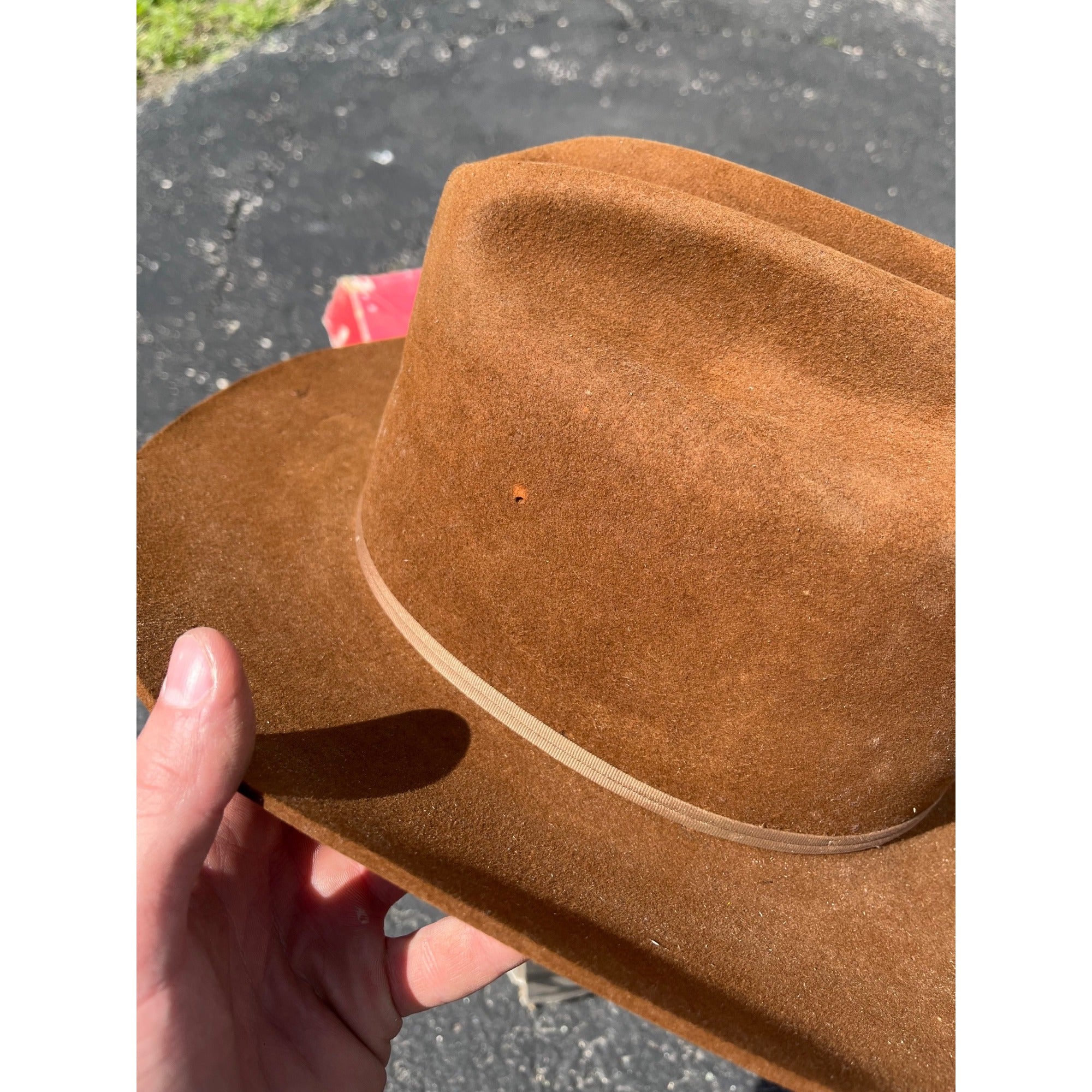 Vintage Stetson Brown Beaver XXX Cowboy Hat 3X w/ Box - Men's 7-1/4 - As-Is
