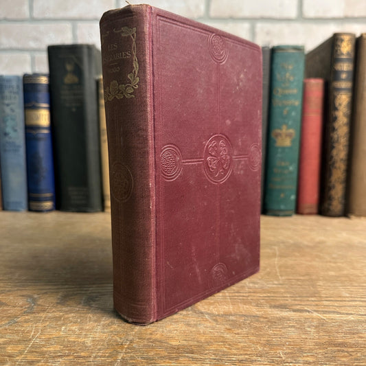 Antique Les Miserables by Victor Hugo Hardcover Early Book- Undated