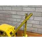 Vintage Structo Construction Co. Pressed Steel Crane Steam Shovel | Yellow