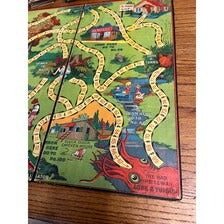 Antique Early 1900 Uncle Wiggily Board Game 4817 Milton Bradley Howard Garis