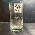 Vintage 7up The Fresh Up Drink ACL Soda Fountain Glass Drinking Cup