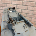 Vintage 34" RC PT-109 WWII Torpedo Patrol Boat Wood Model Futaba Radio Control