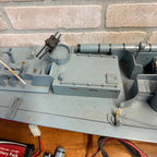 Vintage 34" RC PT-109 WWII Torpedo Patrol Boat Wood Model Futaba Radio Control