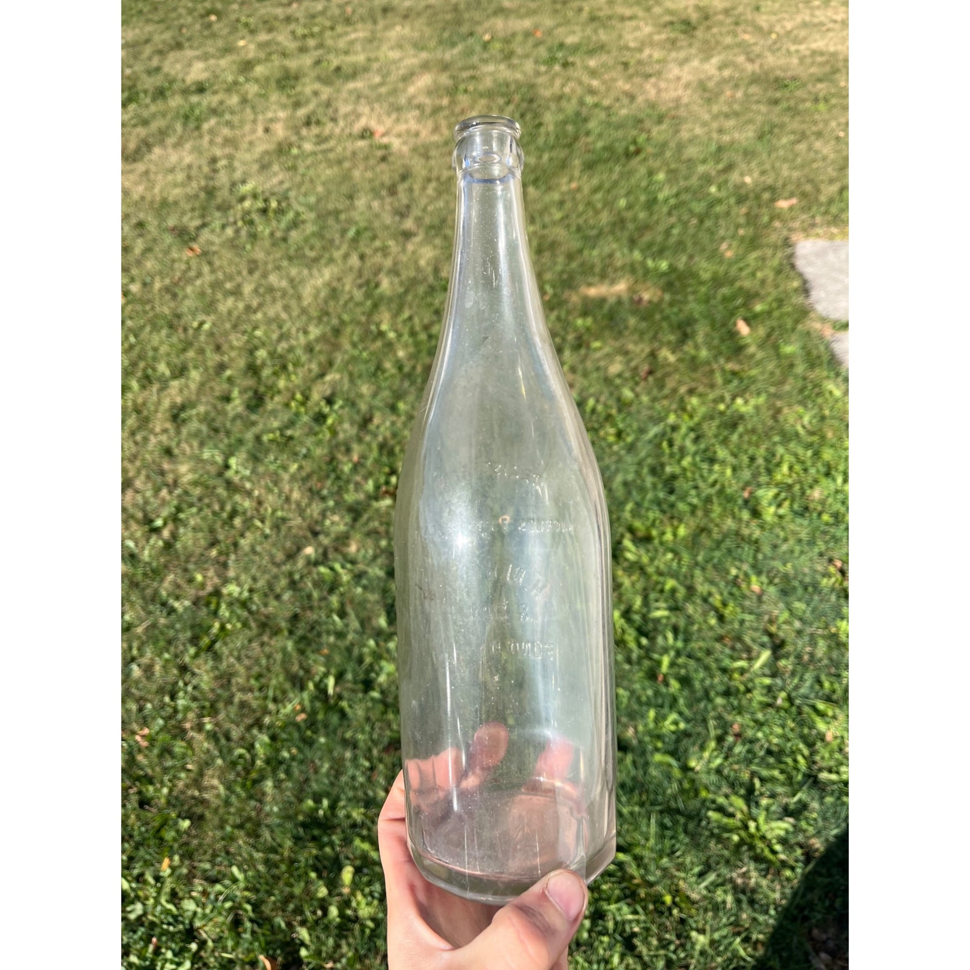 Vintage 1920s H. Nehring & Sons Fond du Lac Wis Glass Soda Bottle 1 Pint 12 oz