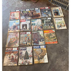 Vintage Saturday Evening Post Magazine Lot of 17 1940s 1950s Norman Rockwell