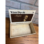 Vintage 1960s Van Dyck Perfectos Cigar Box Pressed Cardboard Advertising