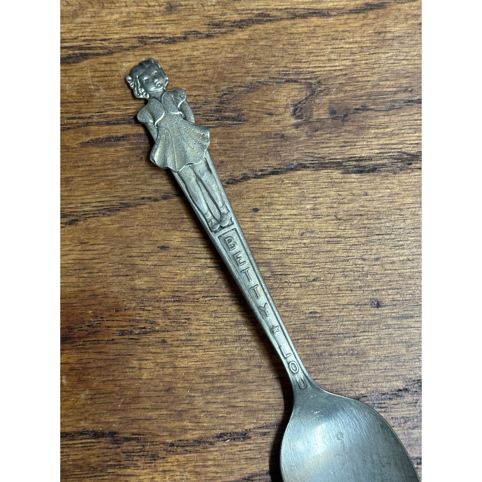 Vintage Carlton Sliverplate Betty Lou Character Child’s Spoon Silver Plated
