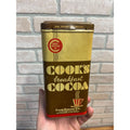 Vintage Cook’s Breakfast Cocoa Empty Tin 1 lb Cleveland/Detroit