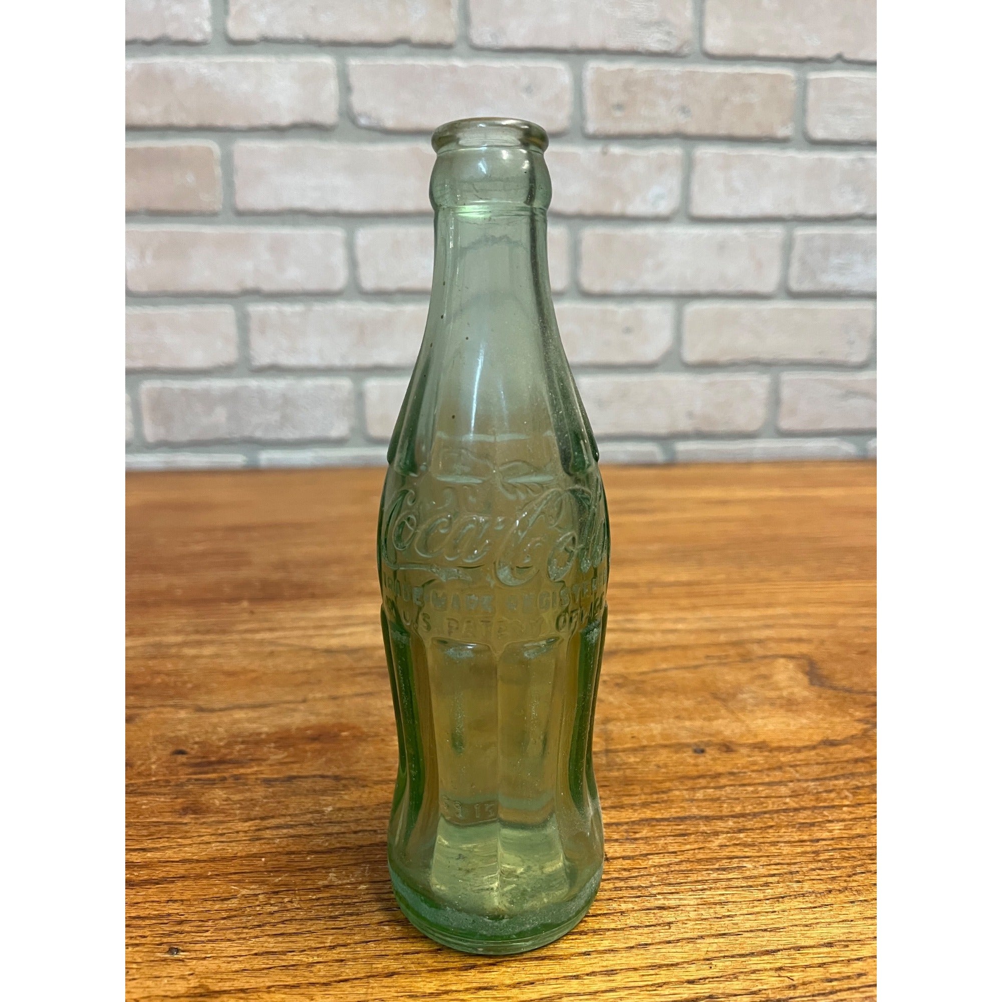 Vintage Coca Cola 6oz Soda Bottle Hobble Skirt Green Glass Louisville KY