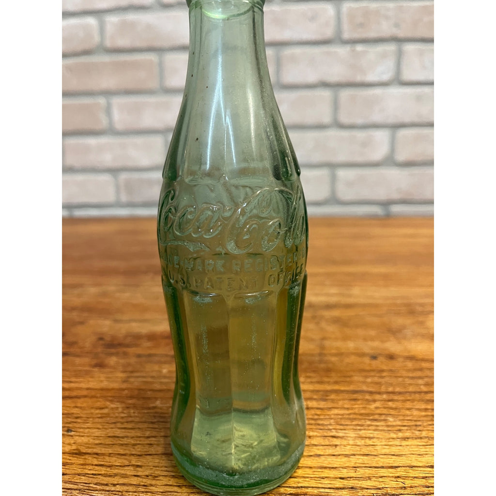 Vintage Coca Cola 6oz Soda Bottle Hobble Skirt Green Glass Louisville KY