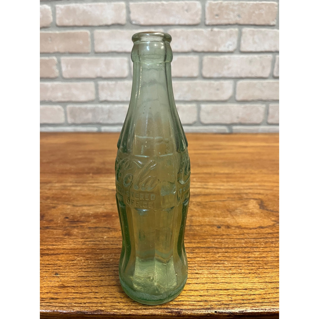 Vintage Coca Cola 6oz Soda Bottle Hobble Skirt Green Glass Louisville KY