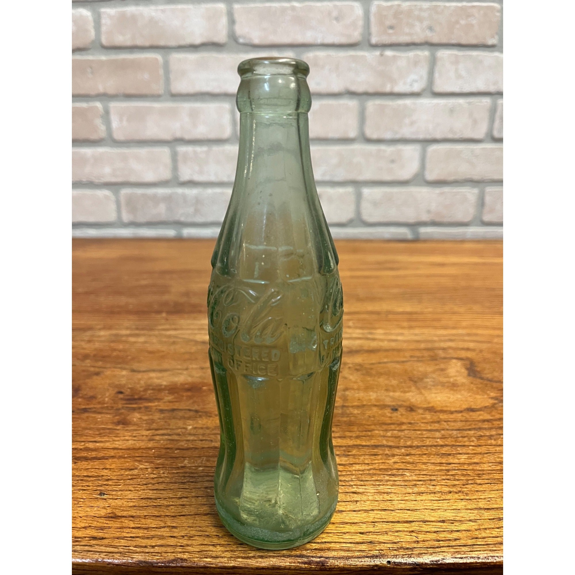 Vintage Coca Cola 6oz Soda Bottle Hobble Skirt Green Glass Louisville KY