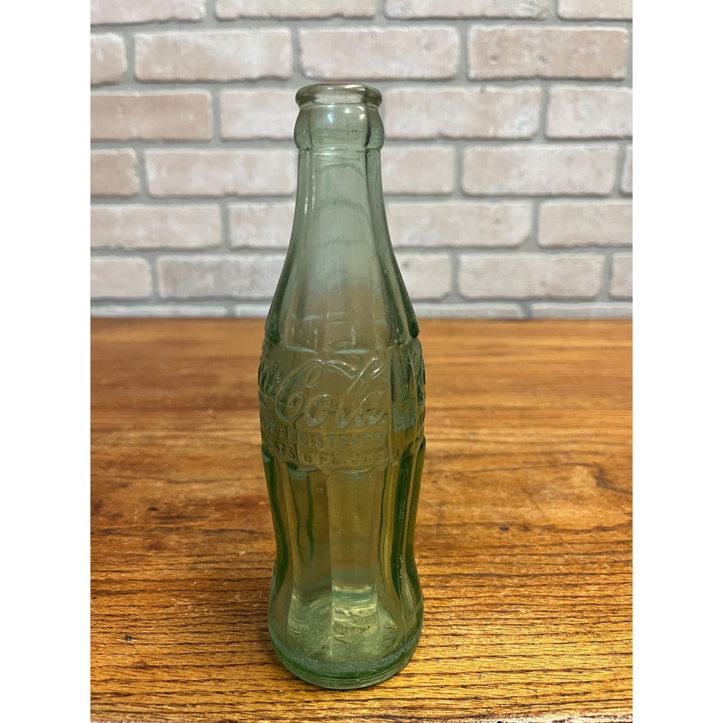 Vintage Coca Cola 6oz Soda Bottle Hobble Skirt Green Glass Louisville KY