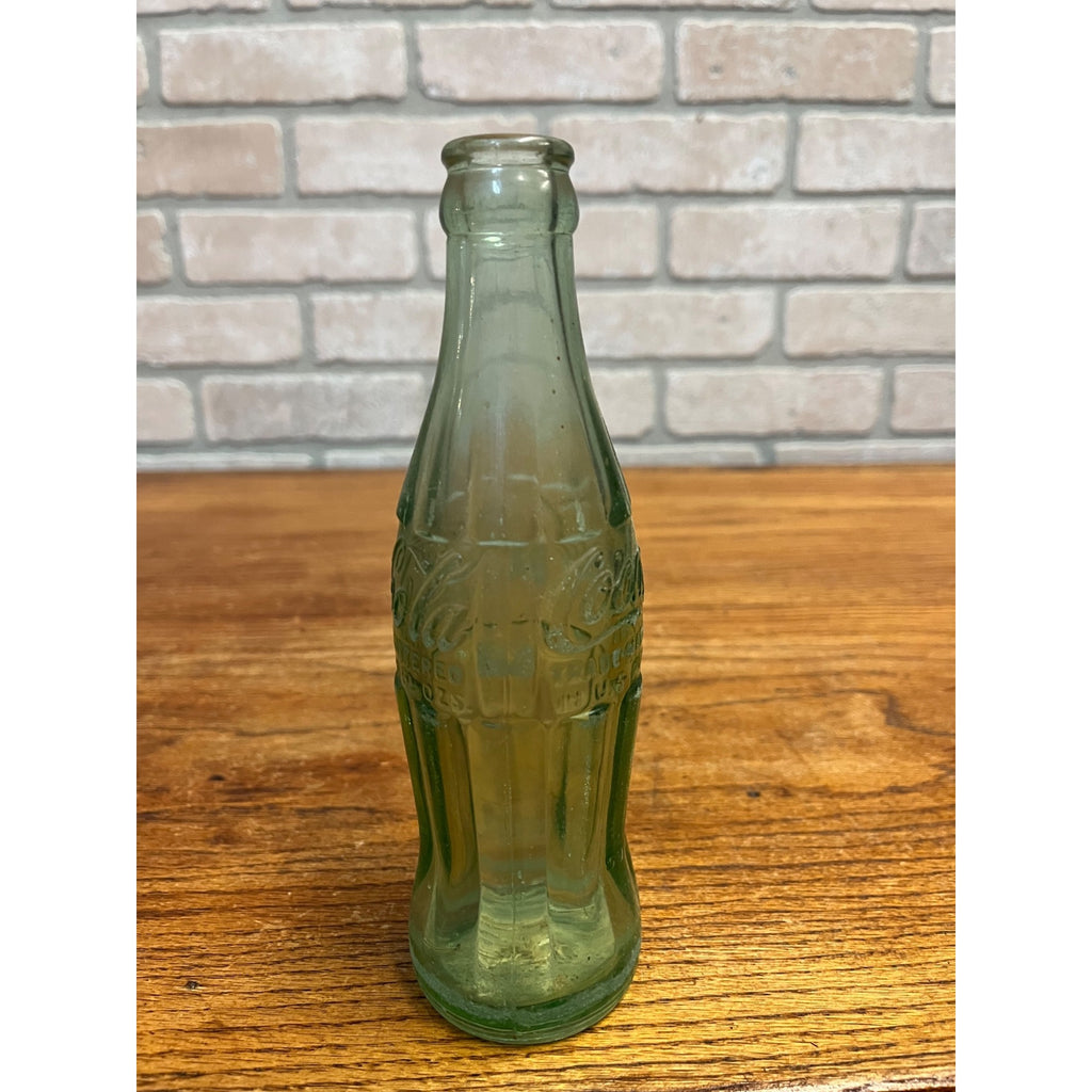 Vintage Coca Cola 6oz Soda Bottle Hobble Skirt Green Glass Louisville KY