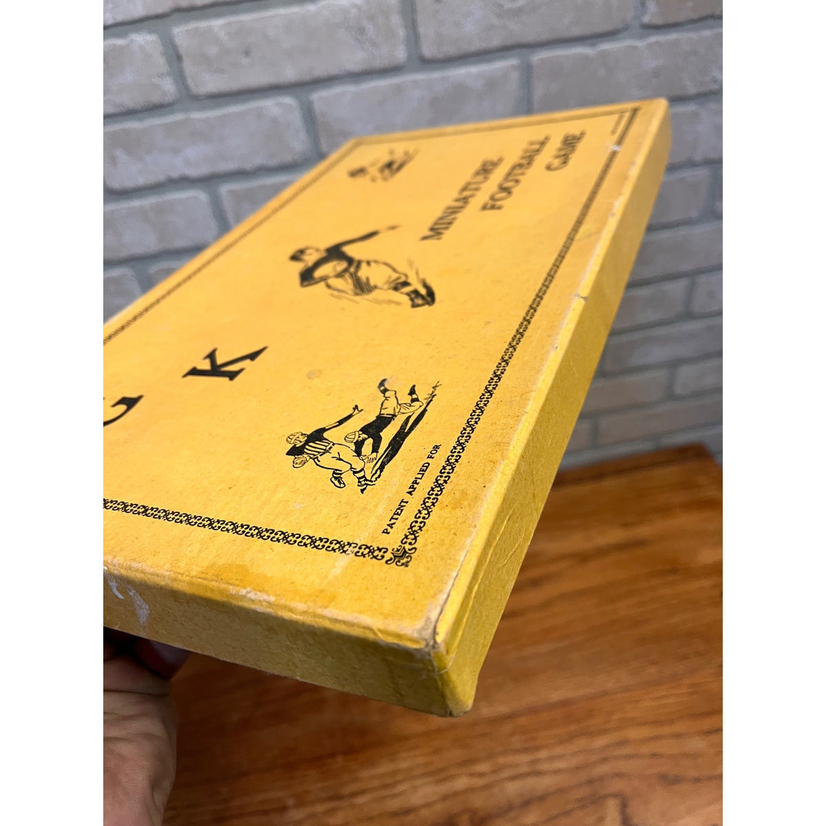 Vintage Rare GK Miniature Football Board Game Milwaukee, Wisconsin Circa 1920s.