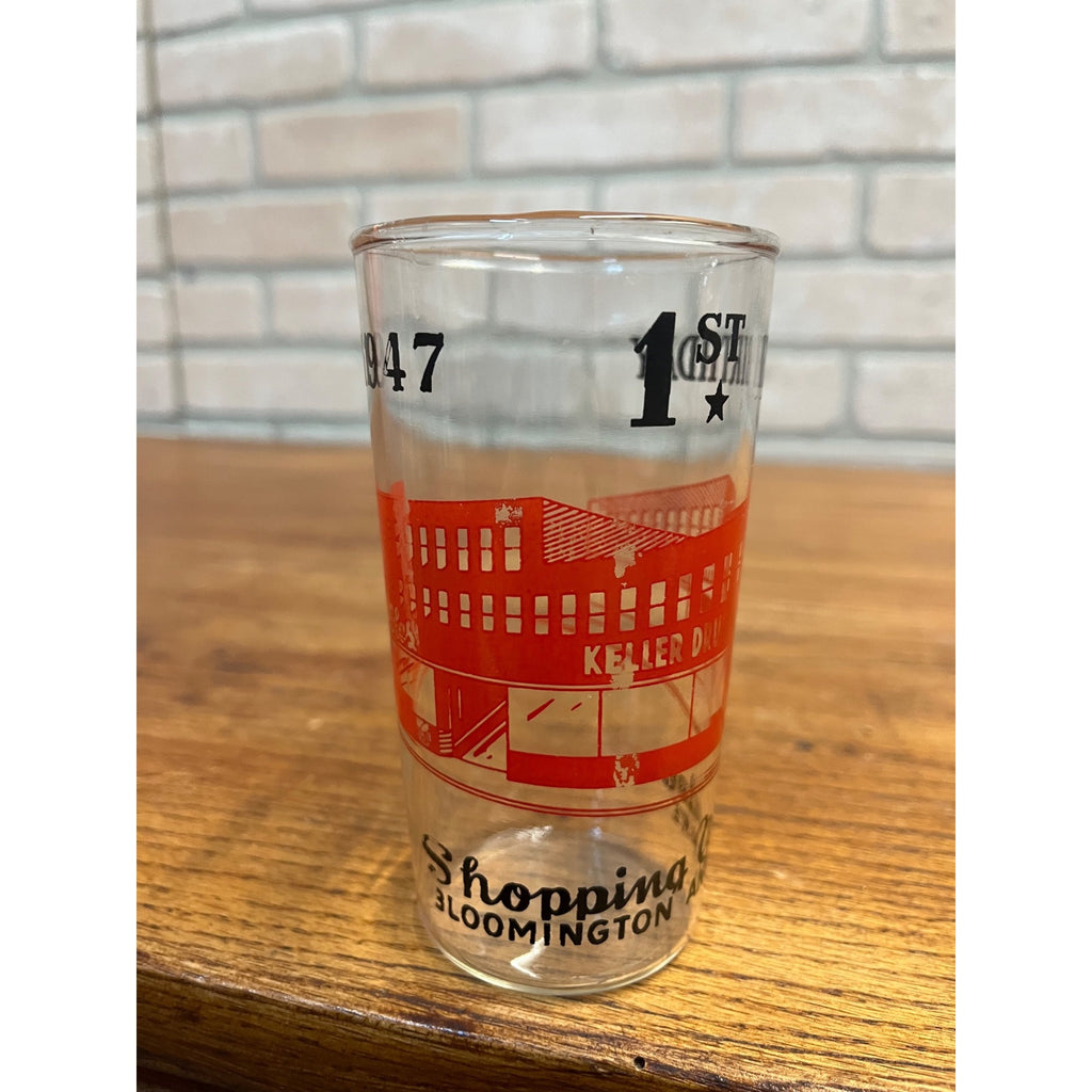 Vintage 1947 Gamble’s Department Store Bloomington MN Minnesota Glass Tumbler