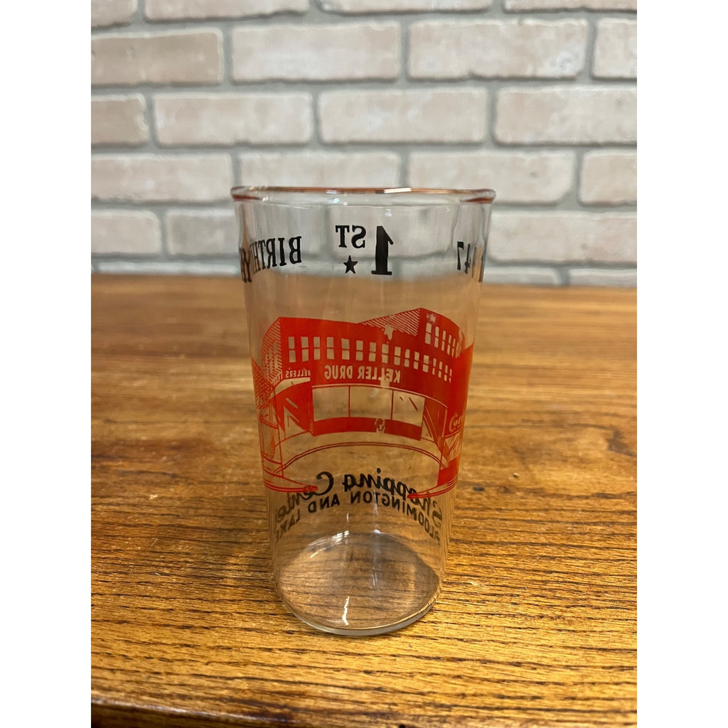 Vintage 1947 Gamble’s Department Store Bloomington MN Minnesota Glass Tumbler