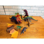Vintage Toy Dinosaur Rubber Plastic Lot Imperial Pterodactyl Dor Mei ++