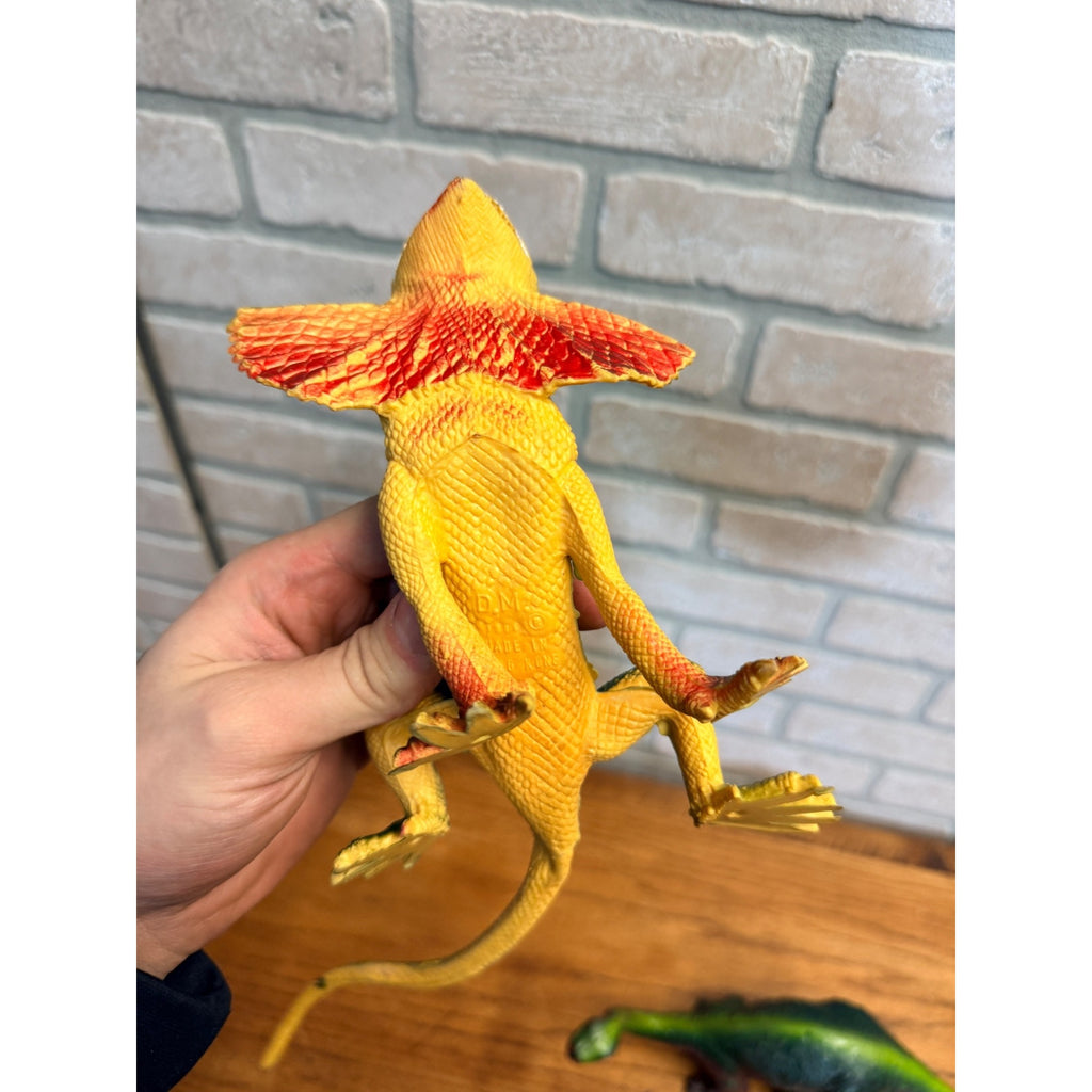 Vintage Toy Dinosaur Rubber Plastic Lot Imperial Pterodactyl Dor Mei ++