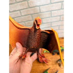 Vintage Toy Dinosaur Rubber Plastic Lot Imperial Pterodactyl Dor Mei ++
