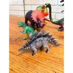Vintage Toy Dinosaur Rubber Plastic Lot Imperial Pterodactyl Dor Mei ++