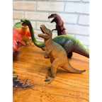 Vintage Toy Dinosaur Rubber Plastic Lot Imperial Pterodactyl Dor Mei ++