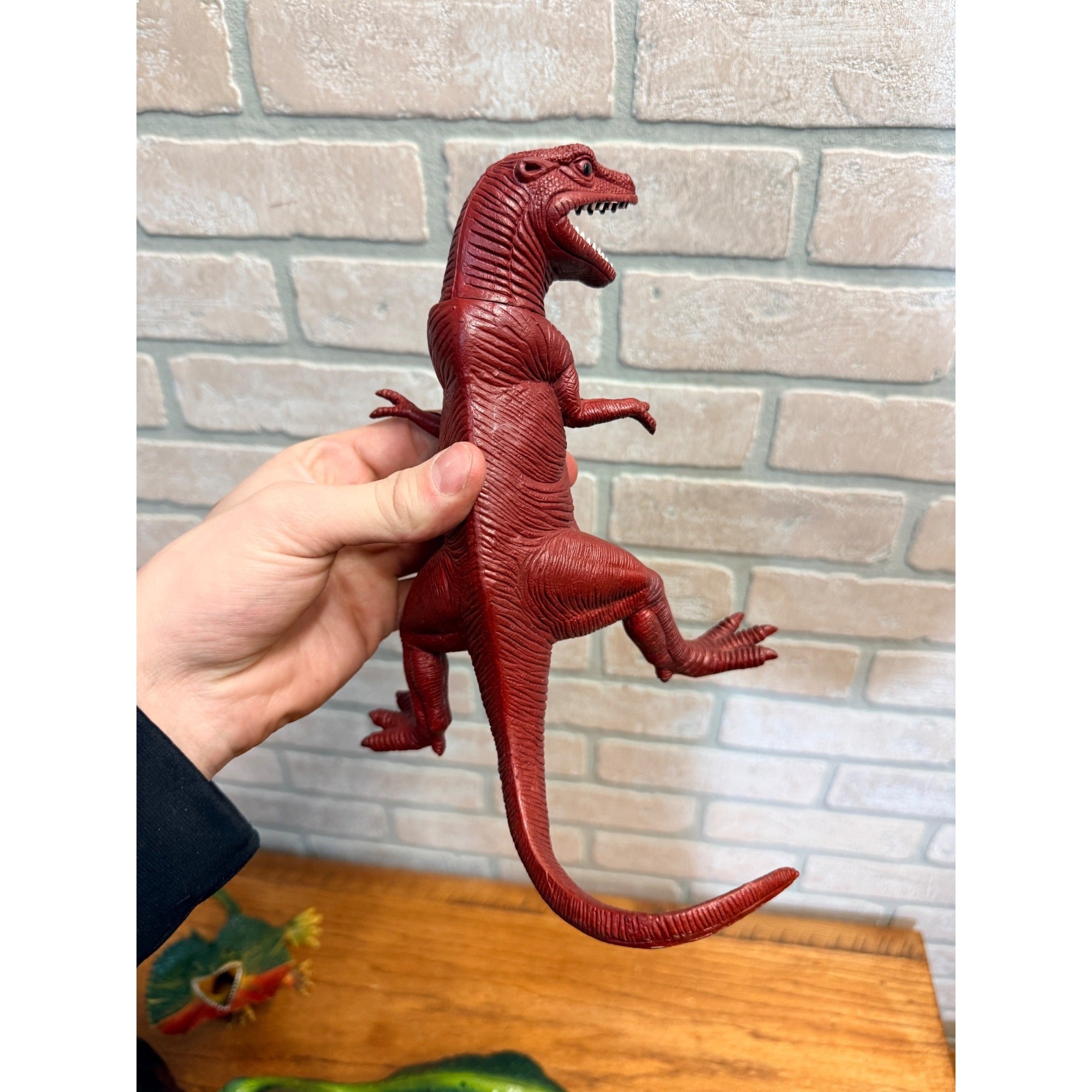 Vintage Toy Dinosaur Rubber Plastic Lot Imperial Pterodactyl Dor Mei ++