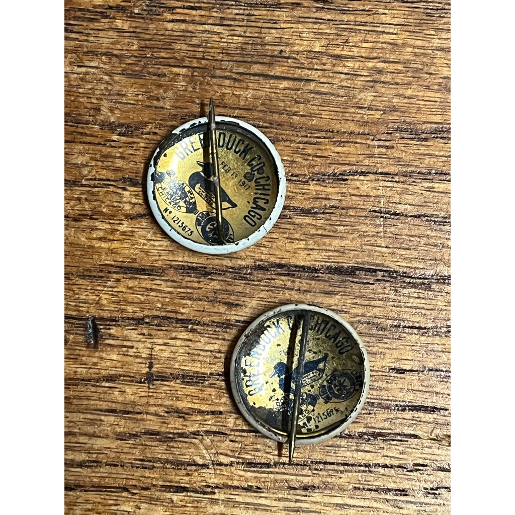 Herbert Hoover Curtis Lot (2) Pins Pinback Button Campaign President 1928-32