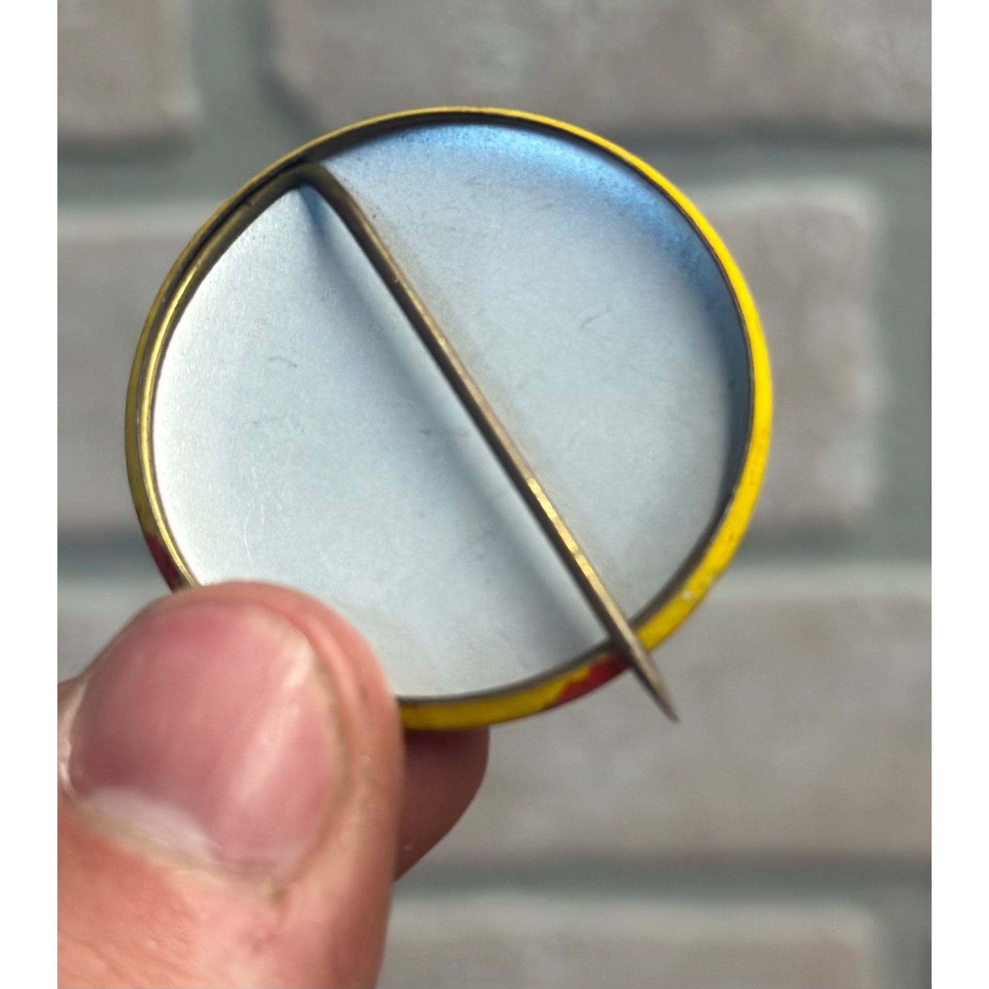 Vintage 1950s Davy Crocket Indian Fighter Pin Button Pinback 1.5"