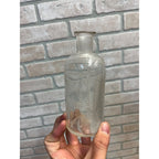 Antique Glycozone Bottle CH Marchand New York NY Glass Medicine Jar Embossed