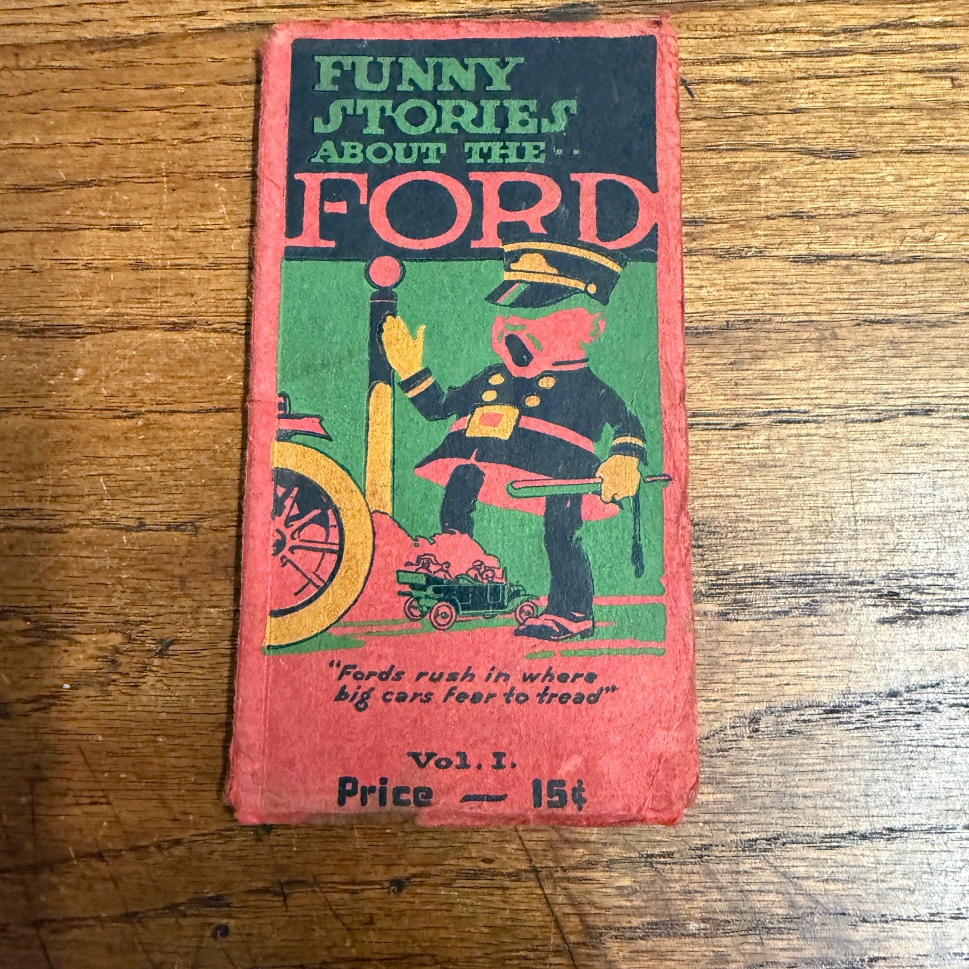 Rare antique 1915 Funny Stories about the Ford comic jokes Vol 1