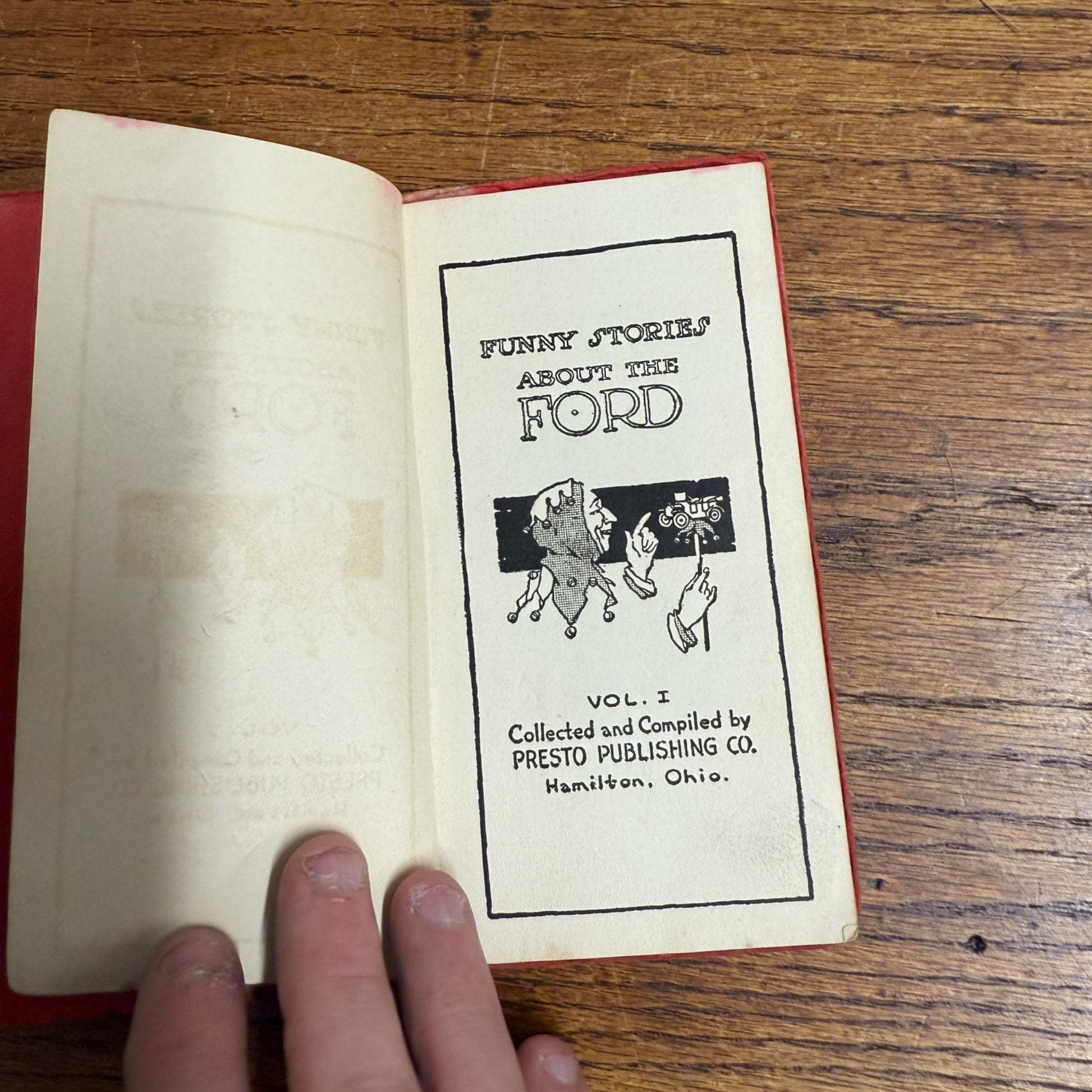 Rare antique 1915 Funny Stories about the Ford comic jokes Vol 1