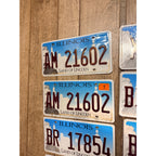 Vintage Large Lot (10) Illinois Skyline License Plates 2020s Land of Lincoln