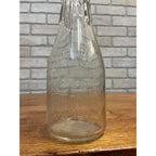 Vintage Fountain City Dairy Fond Du Lac Wisconsin One Quart Glass Milk Bottle