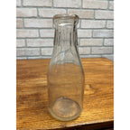 Vintage Fountain City Dairy Fond Du Lac Wisconsin One Quart Glass Milk Bottle