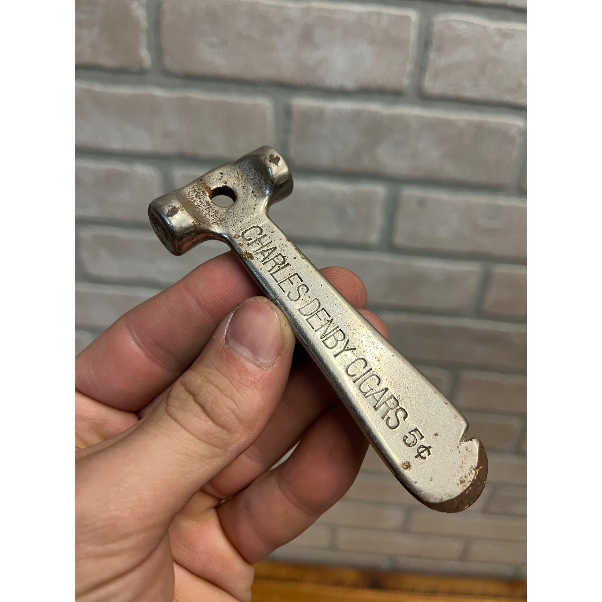 Vintage Charles Denby/ LA Fendrich 5 cent Cigars Box Opener Cutter Tool