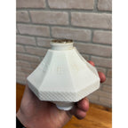 Antique White Milk Glass Wmg Diddie Blitzen Lightning Rod Ball Weathervane