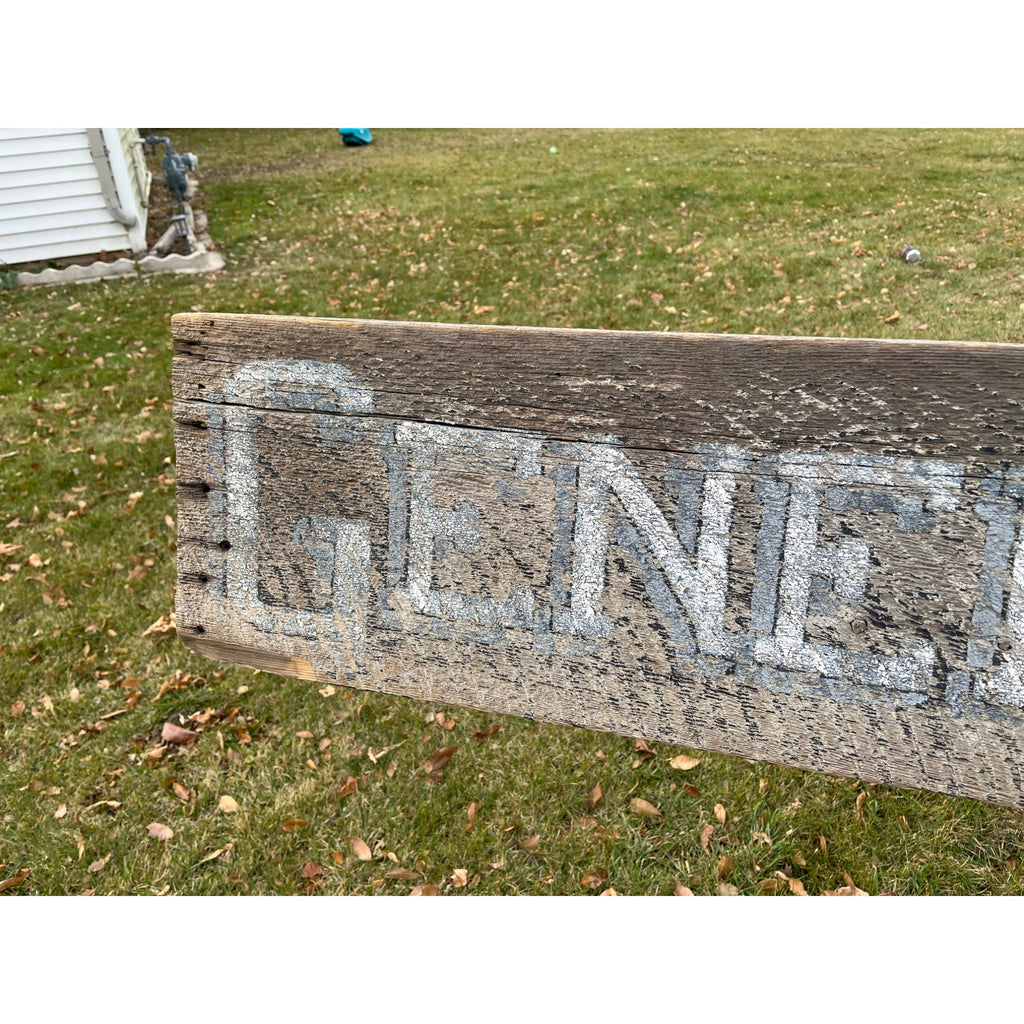 Original 1900s "General Merchandise" Hand Painted Store Trade Advertising Sign