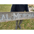 Original 1900s "General Merchandise" Hand Painted Store Trade Advertising Sign