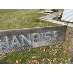 Original 1900s "General Merchandise" Hand Painted Store Trade Advertising Sign
