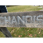 Original 1900s "General Merchandise" Hand Painted Store Trade Advertising Sign