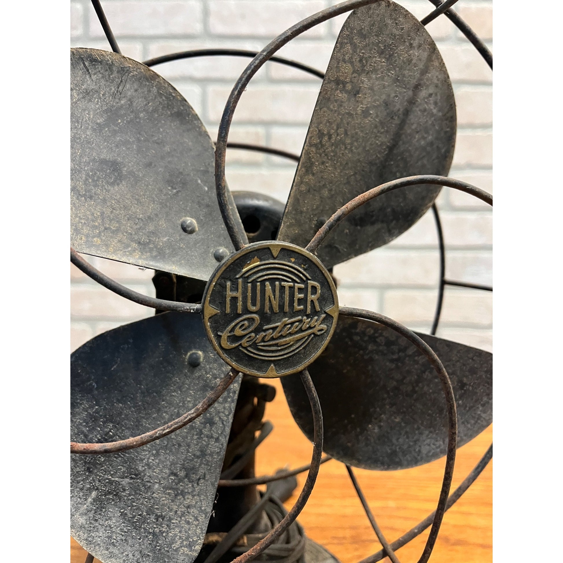 Antique Hunter Century Oscillating 10 Desk Fan Type F-10 - Parts/Repair