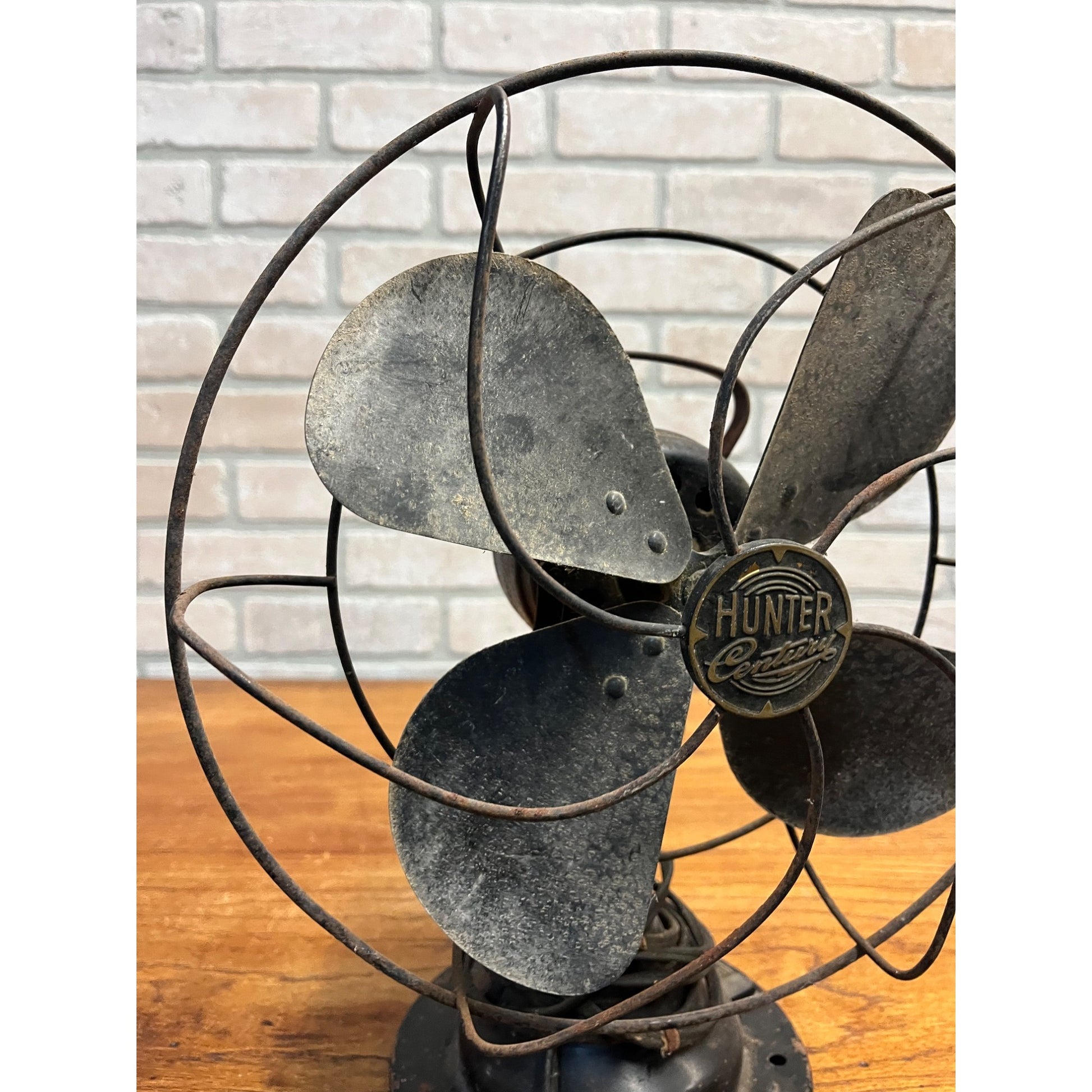 Antique Hunter Century Oscillating 10 Desk Fan Type F-10 - Parts/Repair