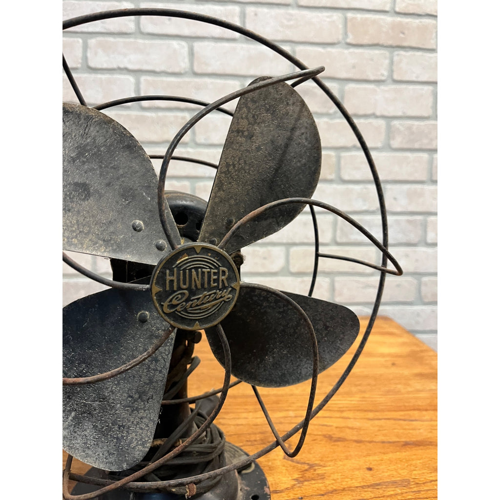 Antique Hunter Century Oscillating 10 Desk Fan Type F-10 - Parts/Repair