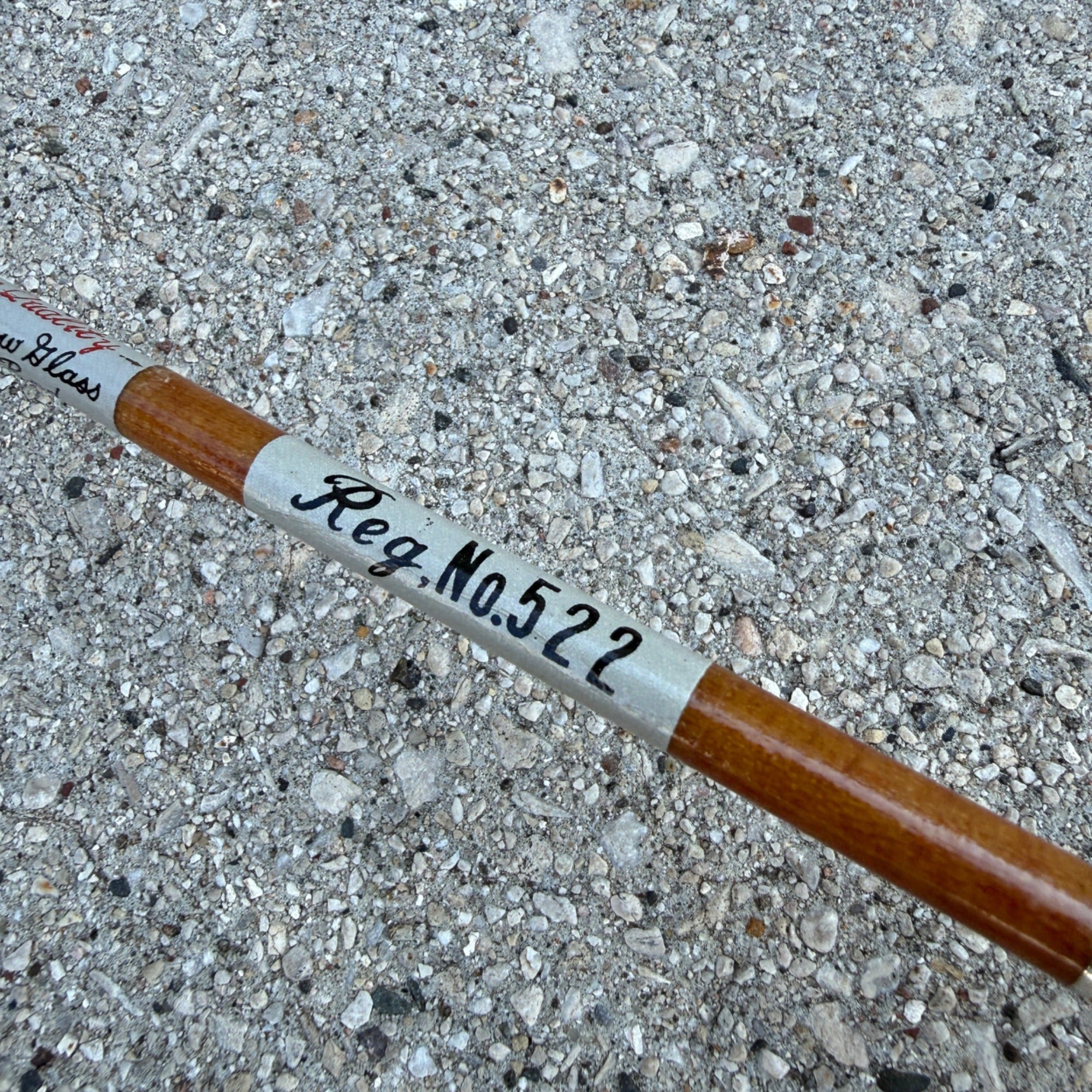 No 522 Lm Dickory Dickson Tube Fishing Rod 80" Vintage