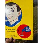 Vintage Rexall Milk Of Magnesia Cardboard Advertising Sign Store Display